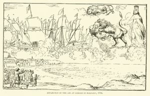 1664年在荷兰Goeree的空中幻影 作者 英语学校